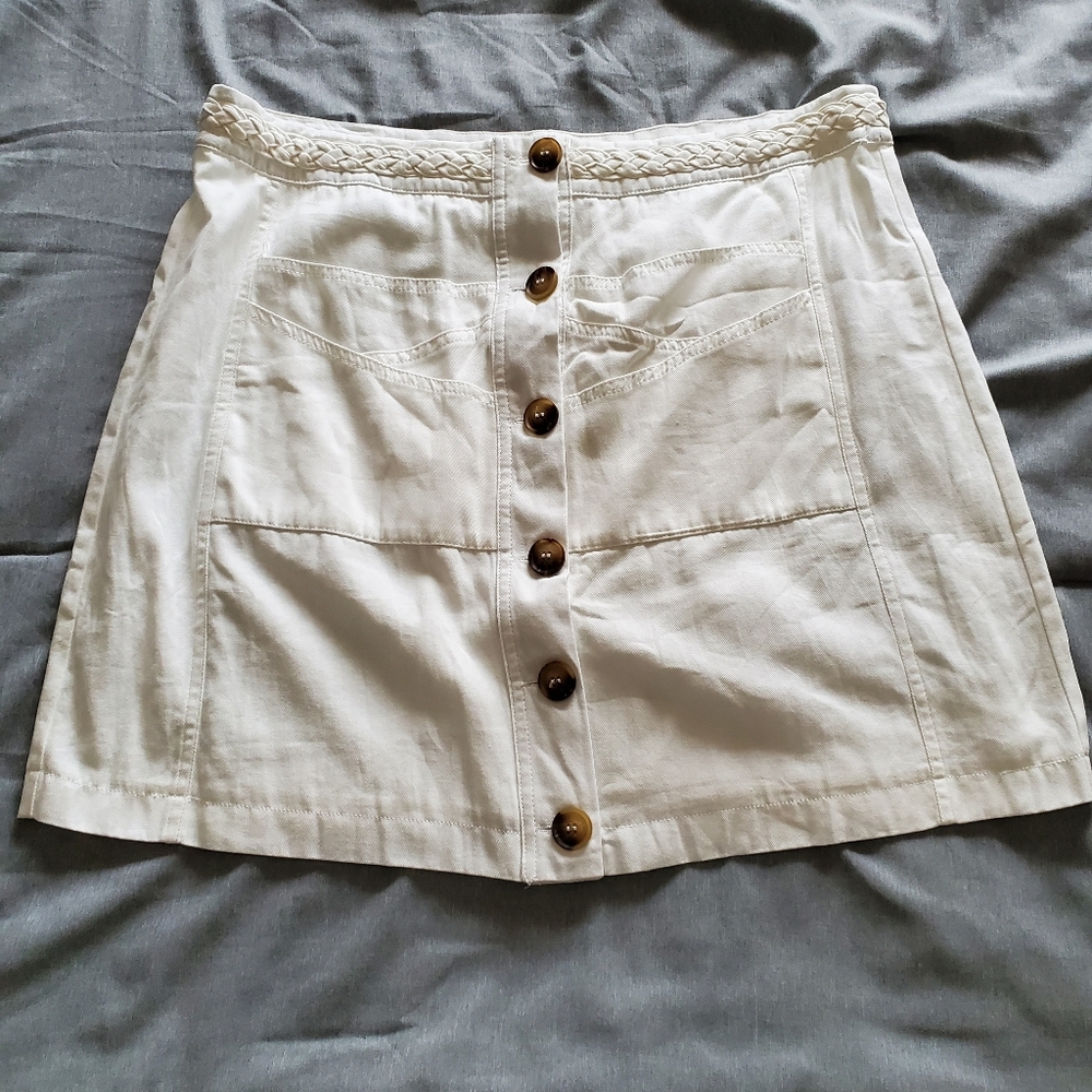 White skirt